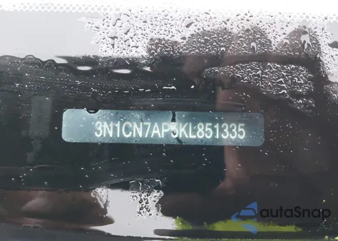 2019 Nissan Versa S/S Plus/Sv z USA, uszkodzony, nr VIN 3N1CN7AP5KL851335